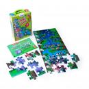Puzzle set znázornený aj s balením